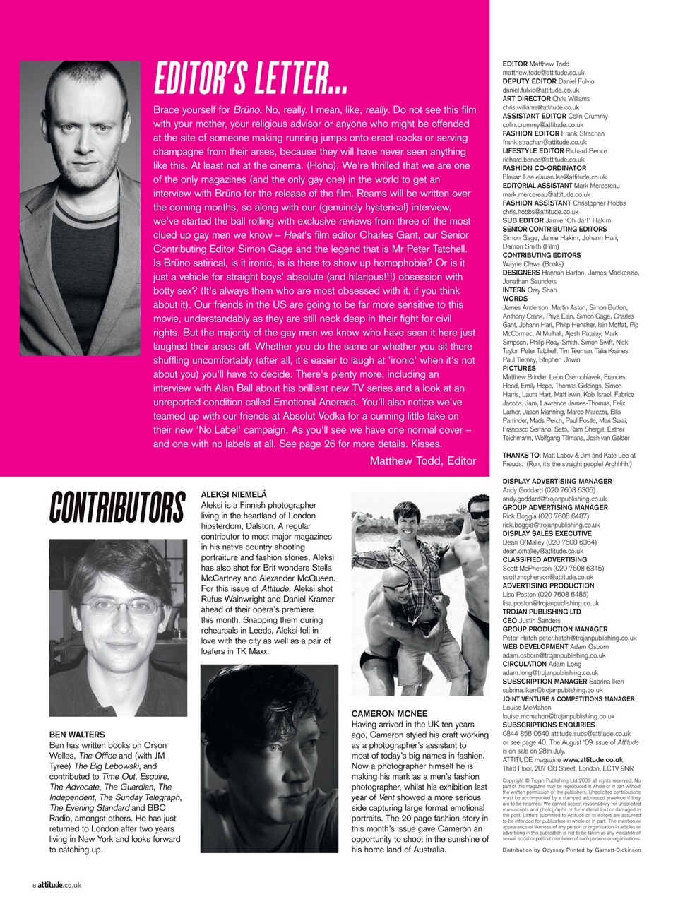 Attitude Preview Pages