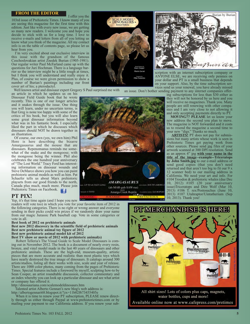 Prehistoric Times Preview Pages