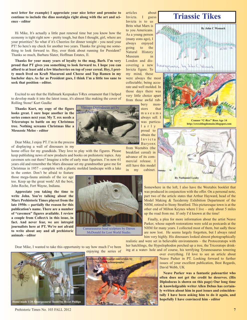 Prehistoric Times Preview Pages