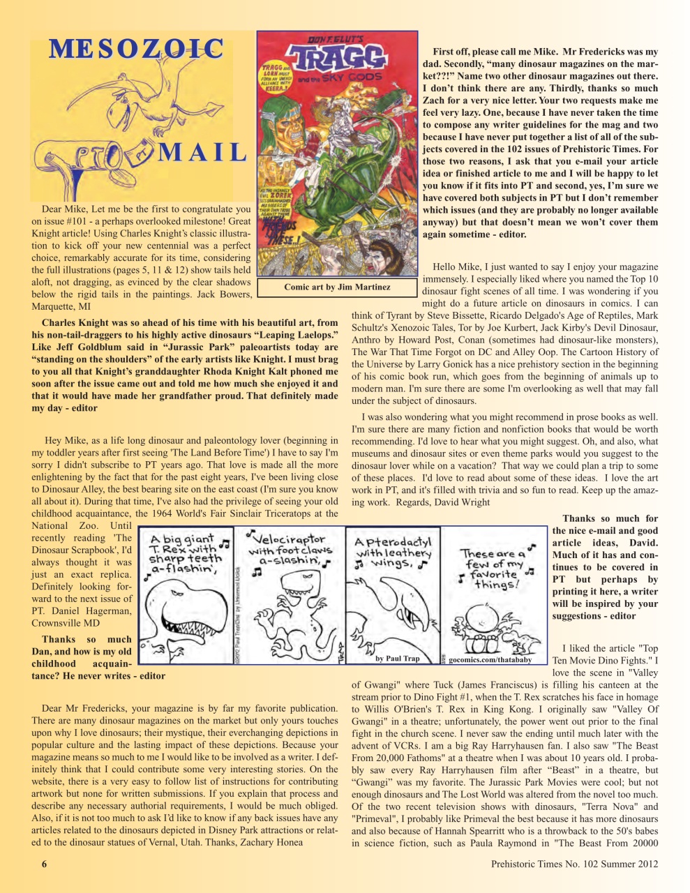 Prehistoric Times Preview Pages