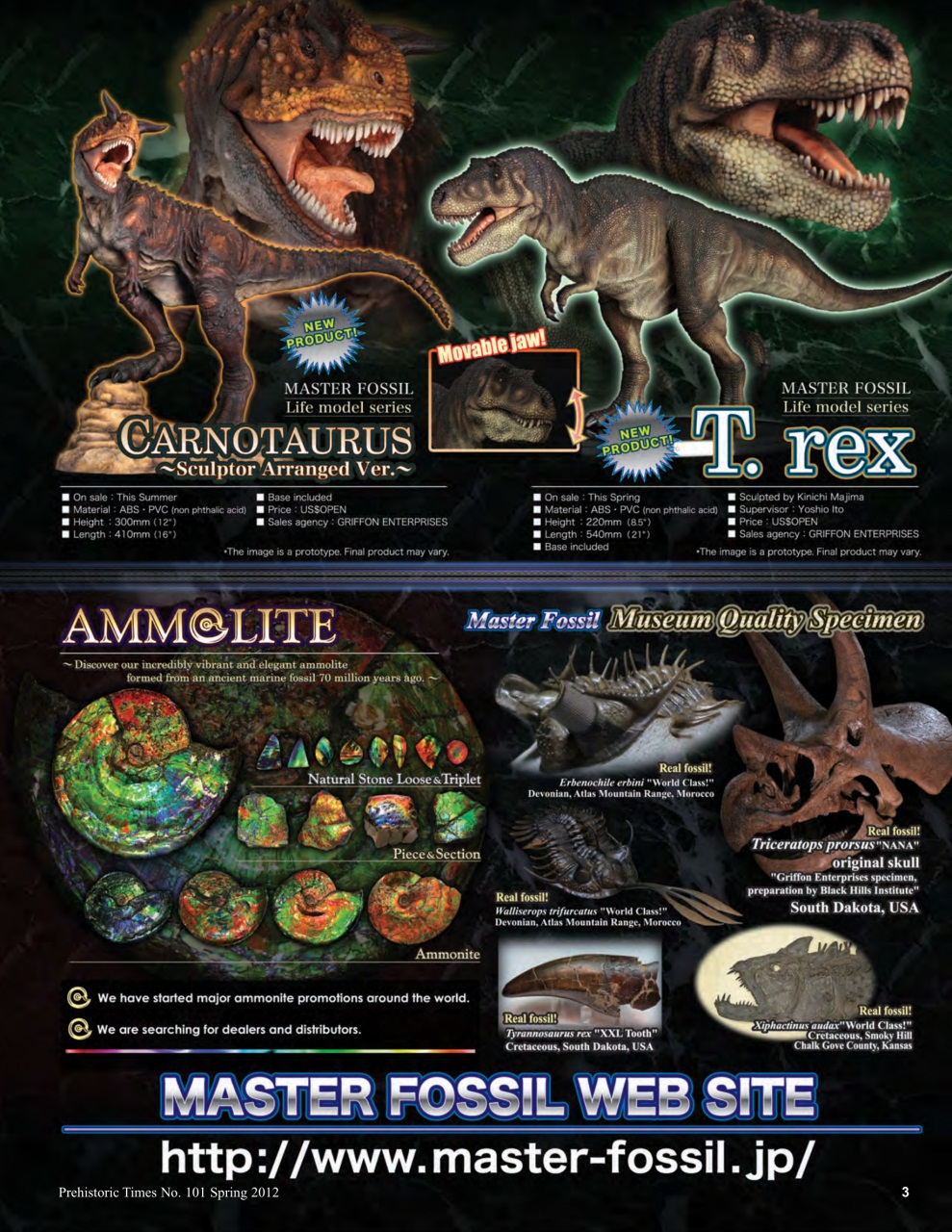 Prehistoric Times Preview Pages