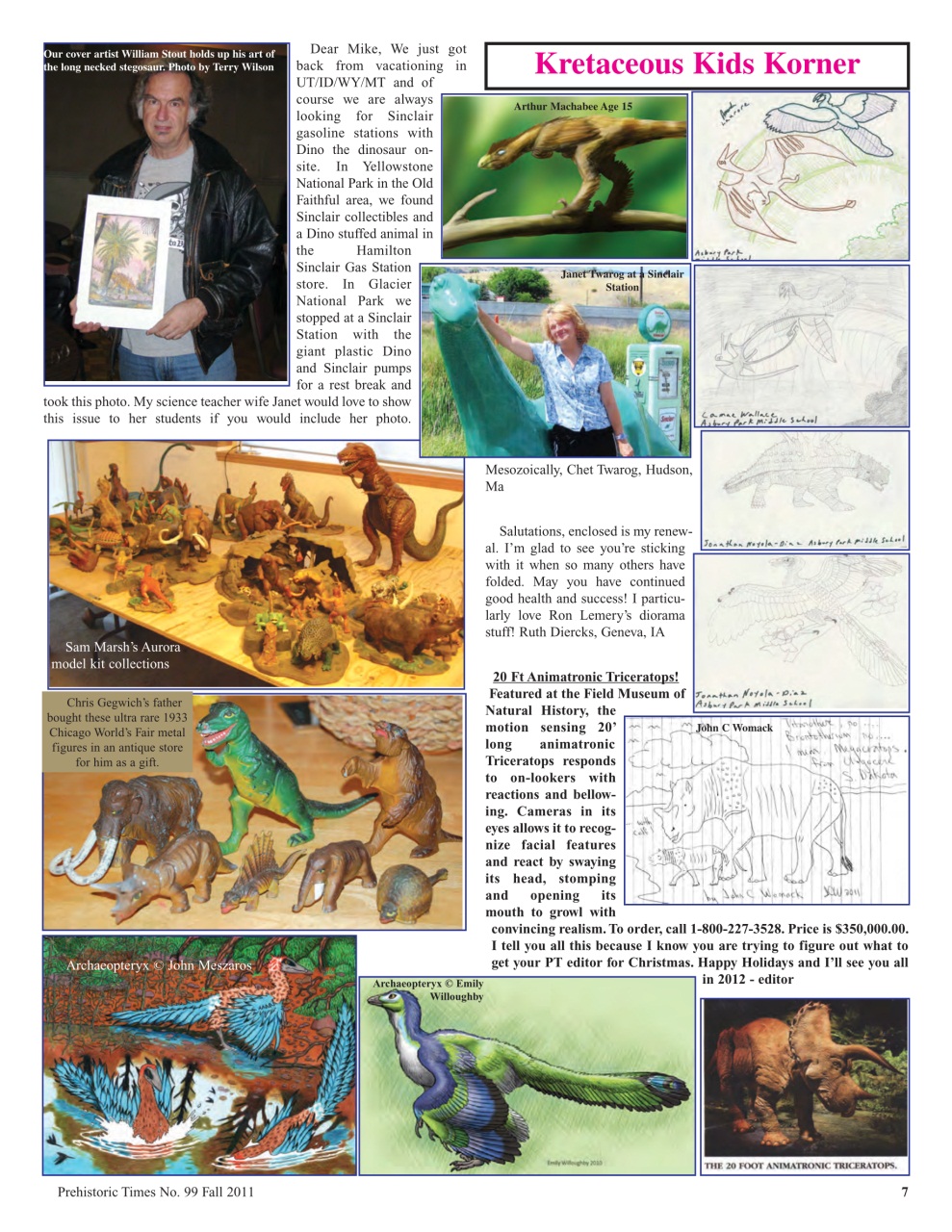 Prehistoric Times Preview Pages
