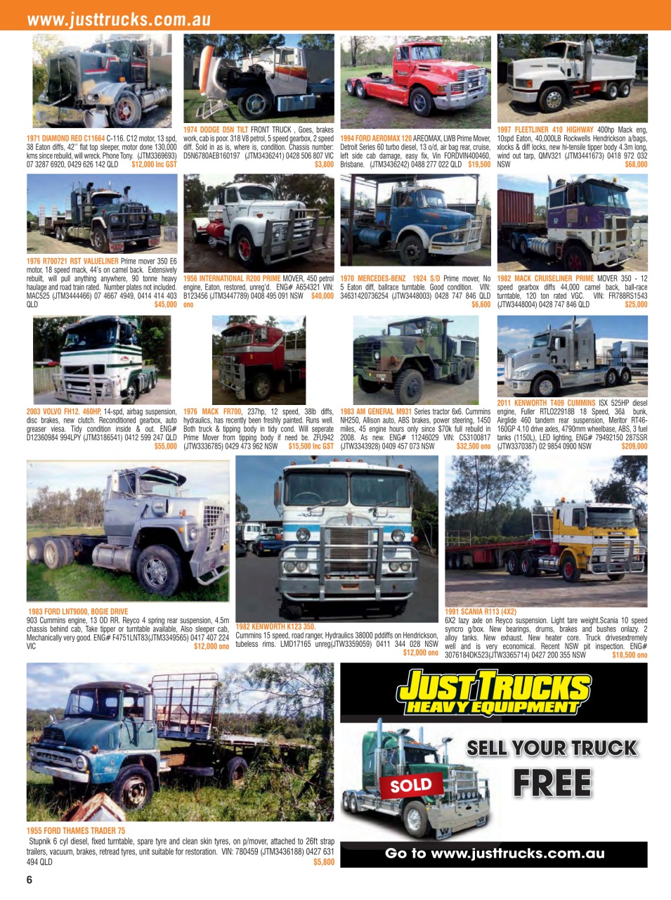 JUST TRUCKS Preview Pages