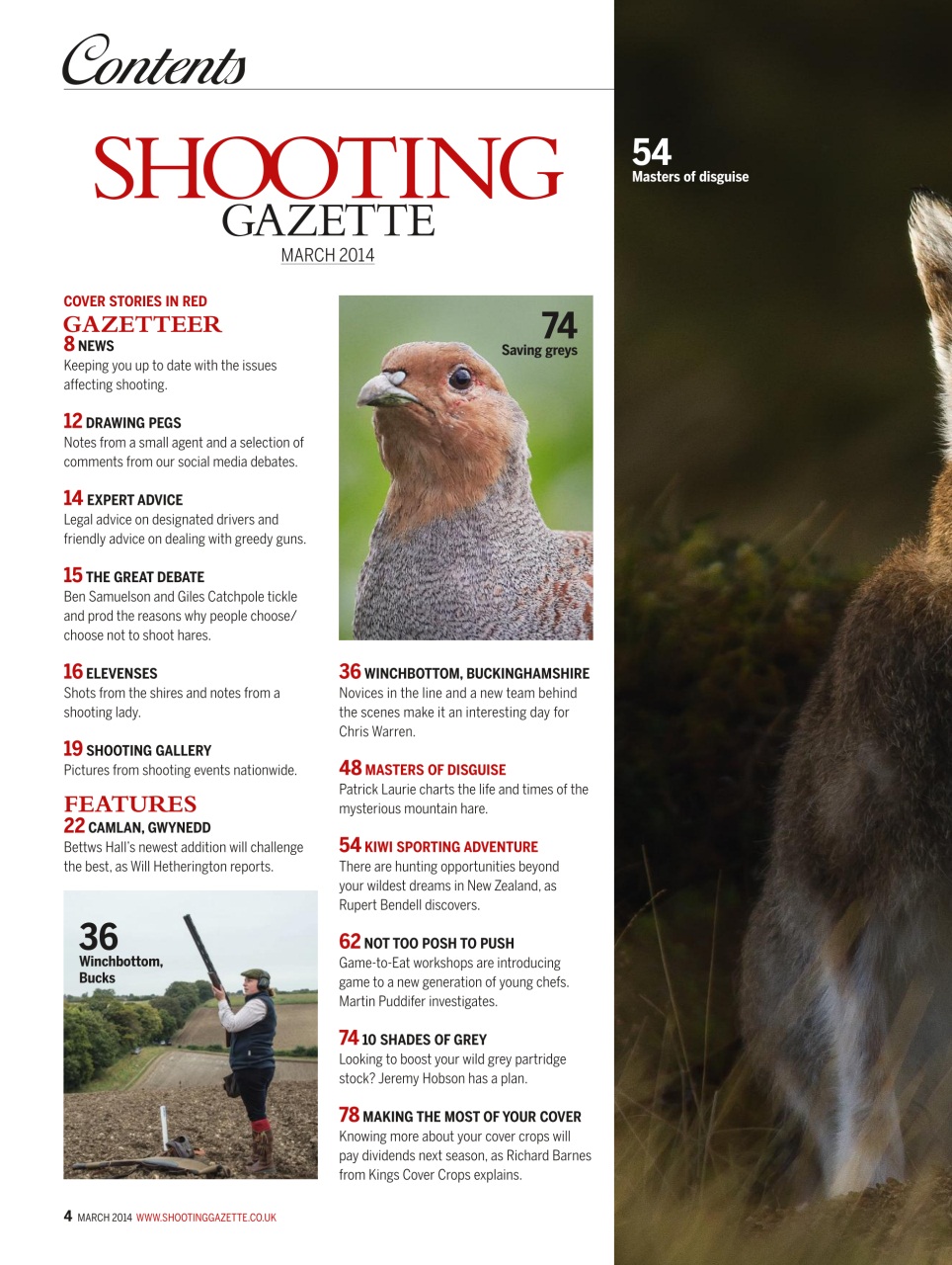 Shooting Gazette Preview Pages