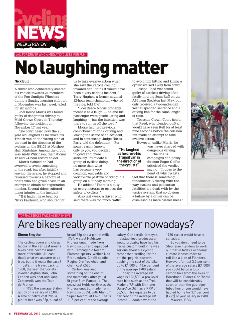 Cycling Weekly Preview Pages