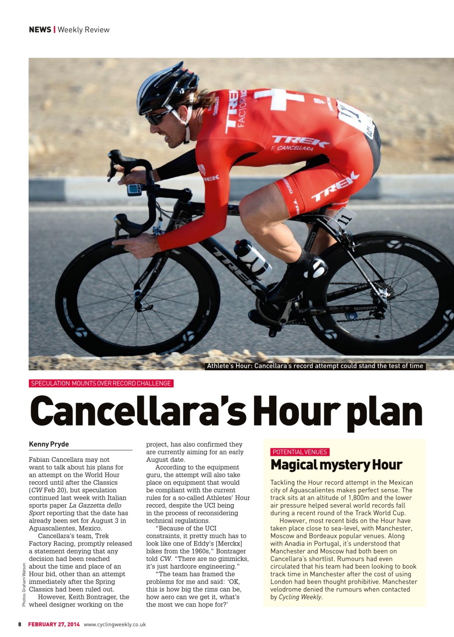 Cycling Weekly Preview Pages