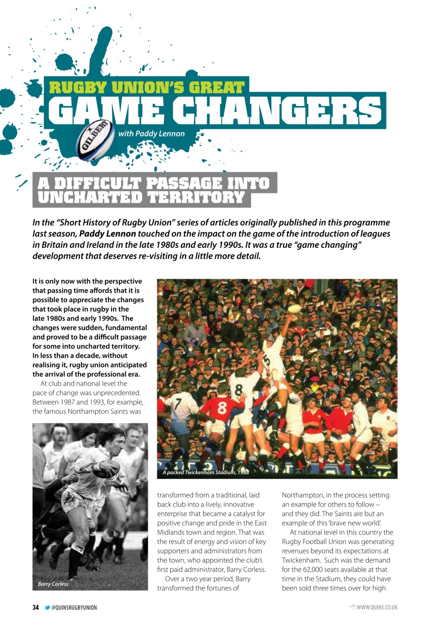 Harlequins Preview Pages