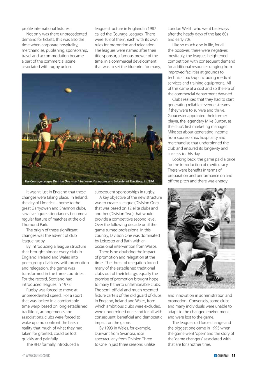 Harlequins Preview Pages