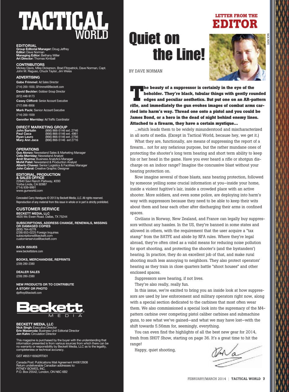 Tactical World Preview Pages