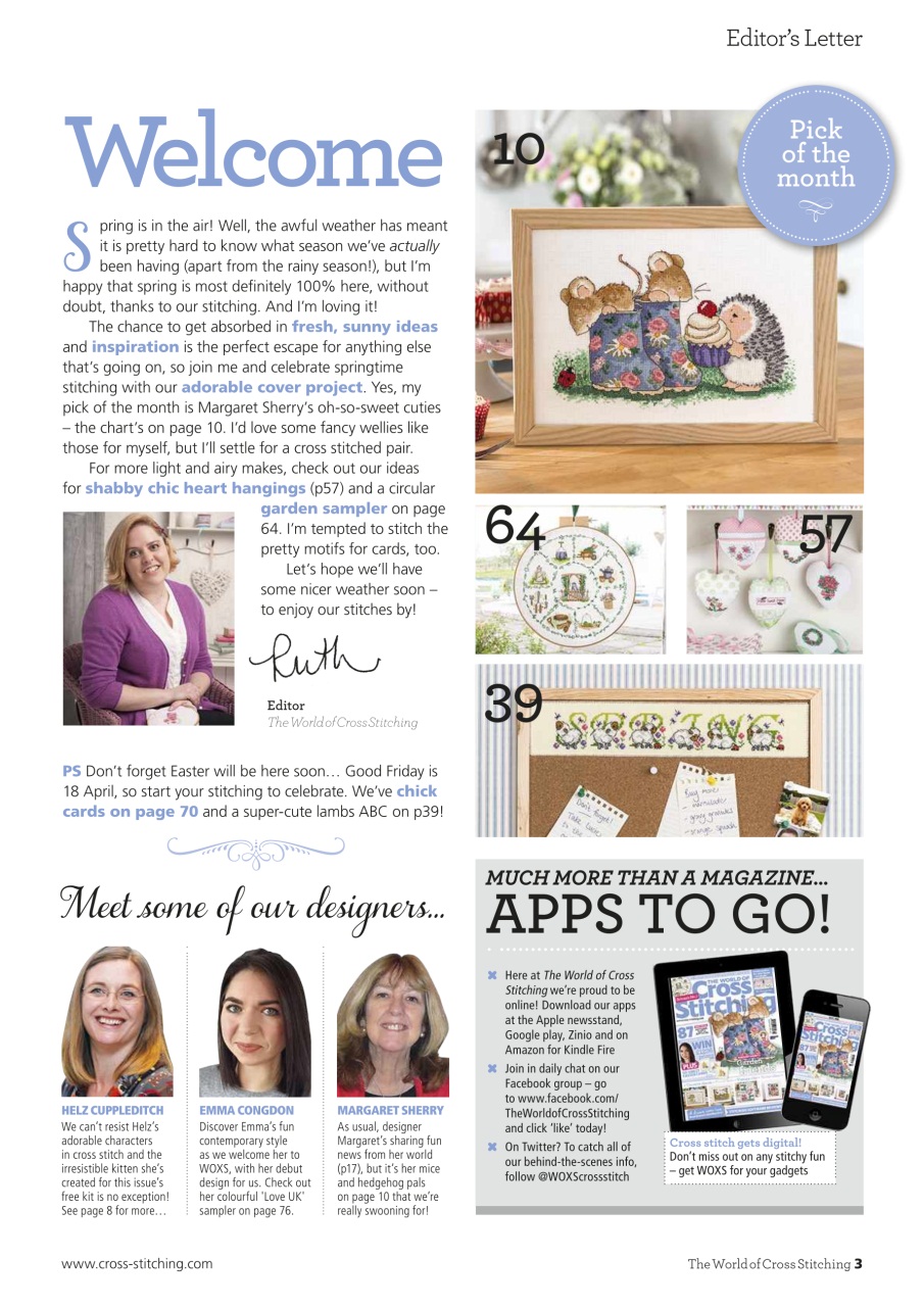 The World of Cross Stitching Preview Pages