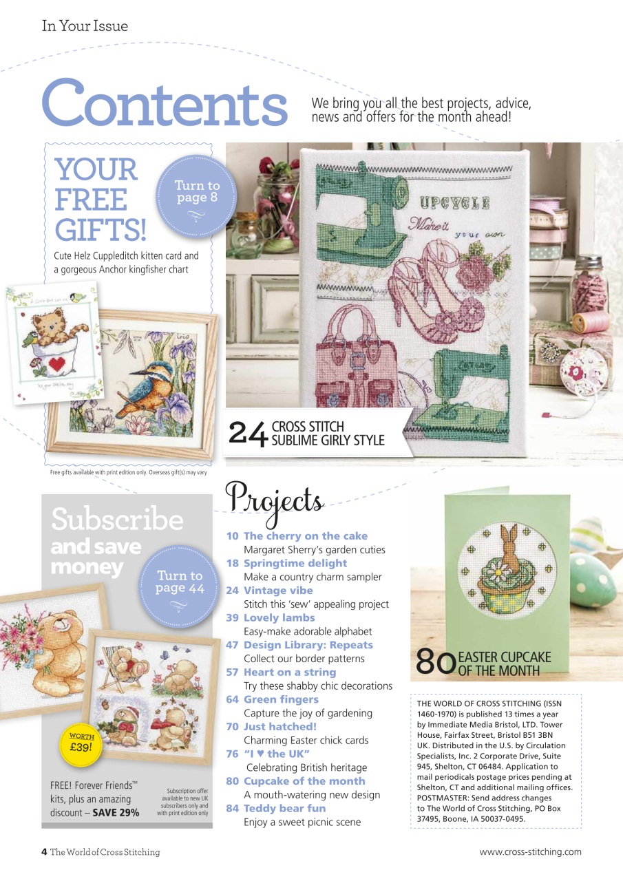 The World of Cross Stitching Preview Pages