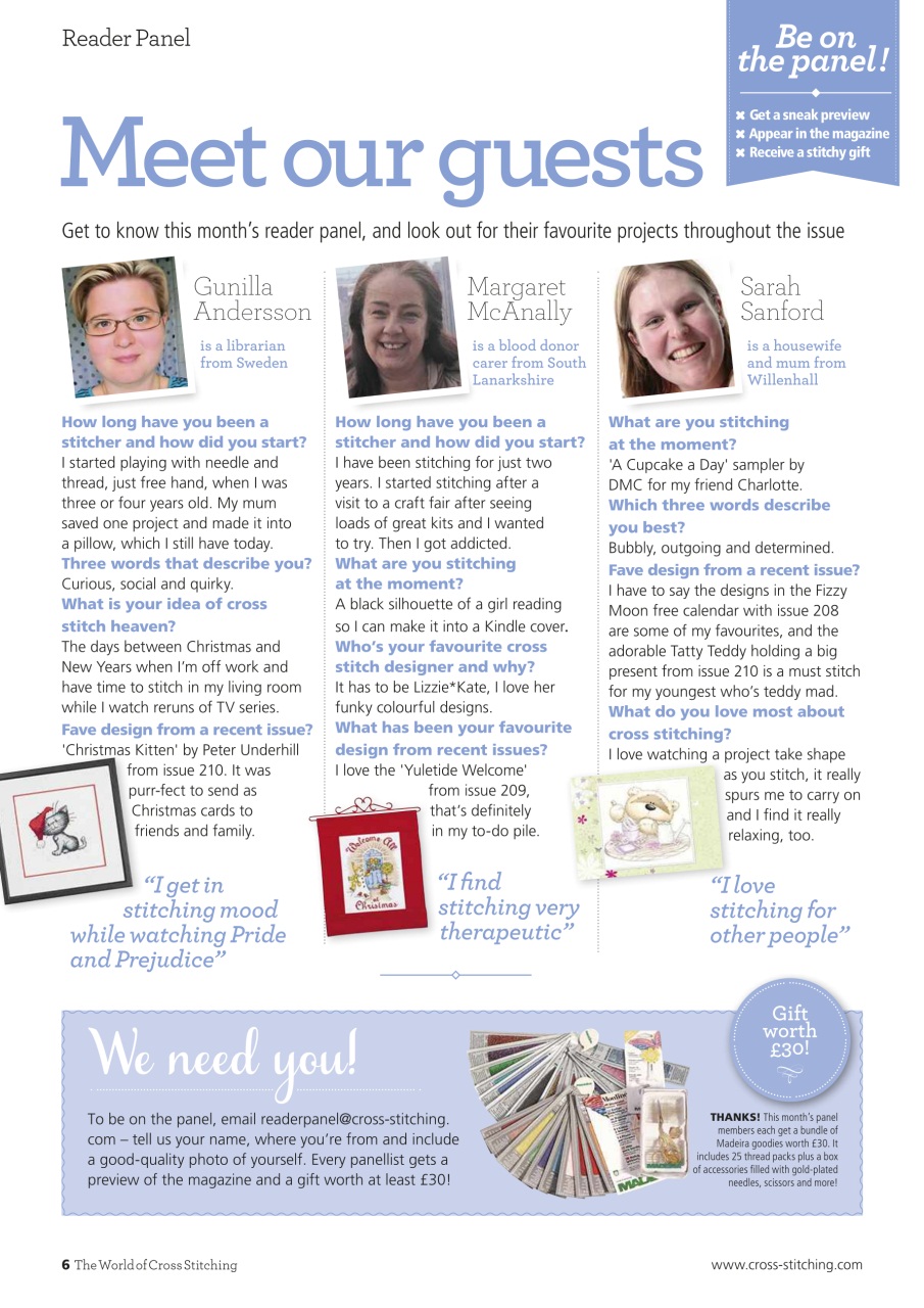 The World of Cross Stitching Preview Pages