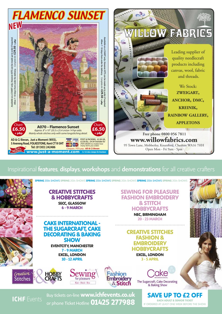 The World of Cross Stitching Preview Pages