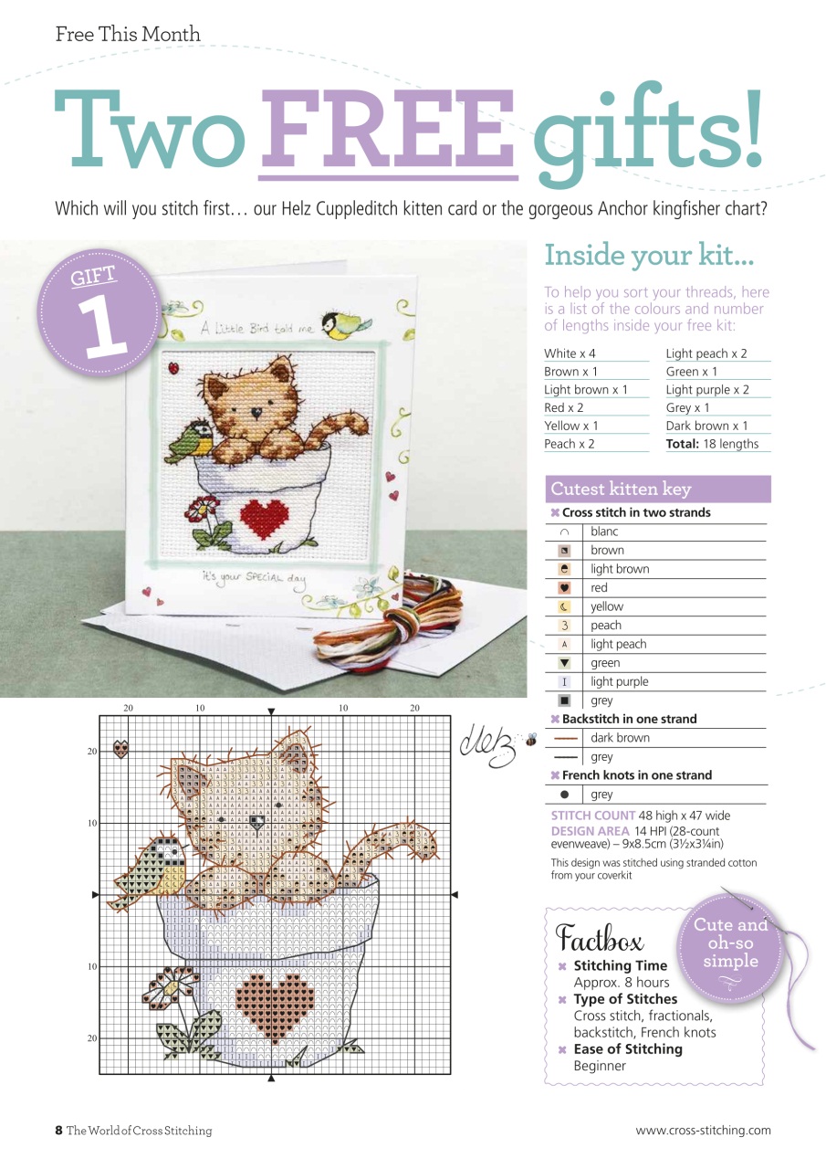 The World of Cross Stitching Preview Pages