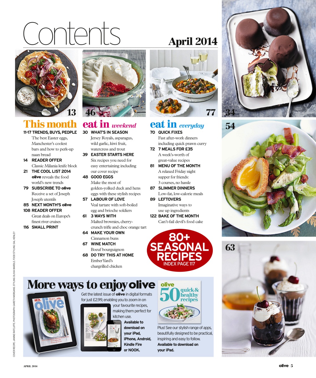 Olive Magazine Preview Pages