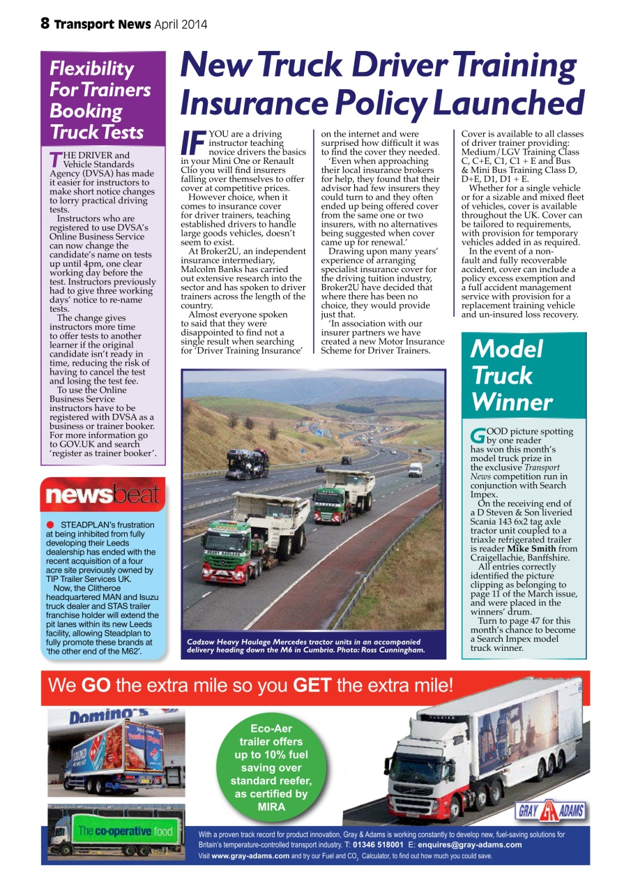 Transport News Preview Pages