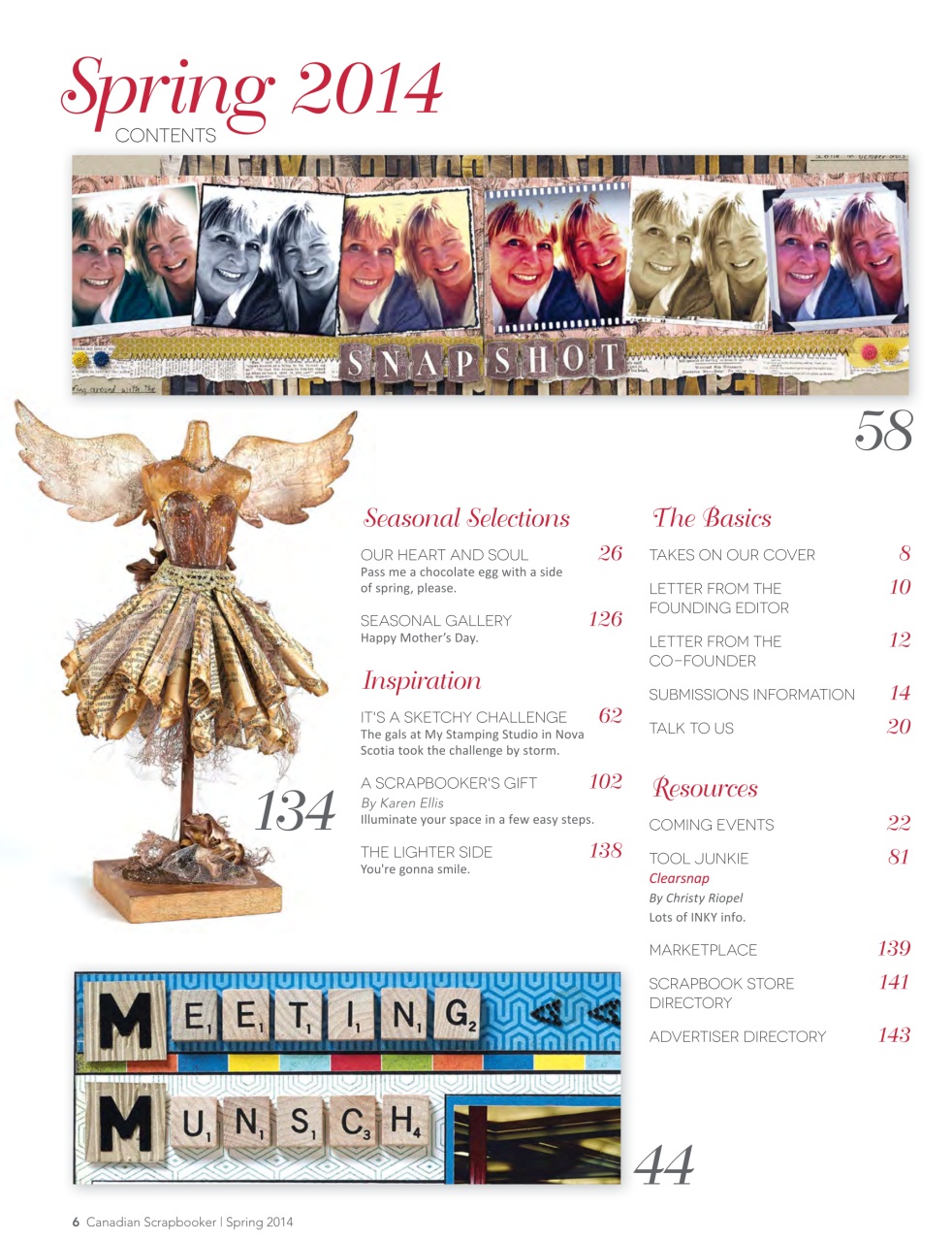 Creative Scrapbooker Preview Pages