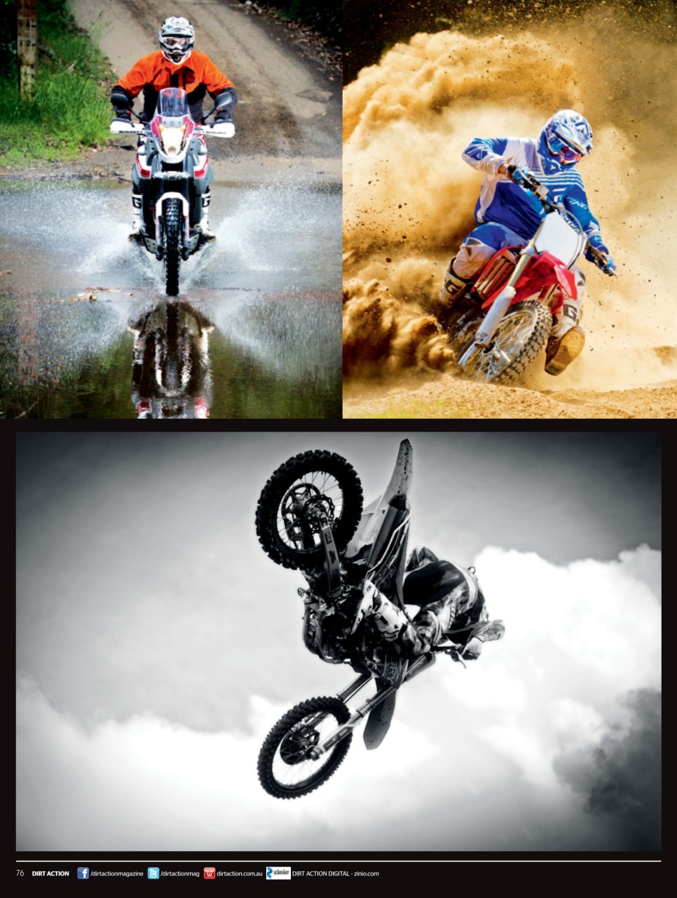 Dirt Action Preview Pages