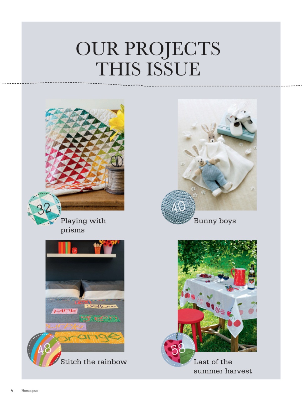 Homespun Preview Pages