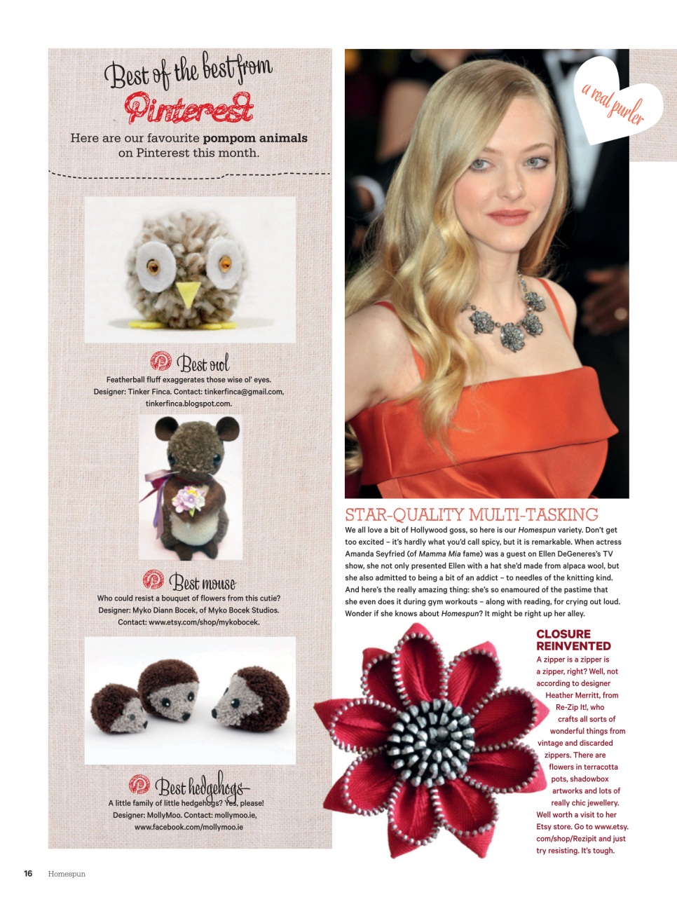 Homespun Preview Pages