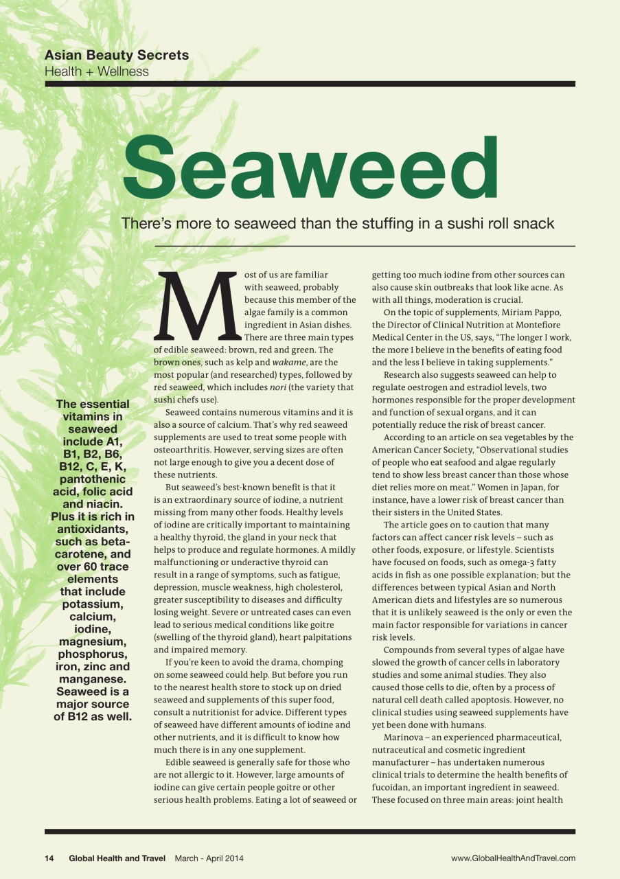 Global Health and Travel Preview Pages