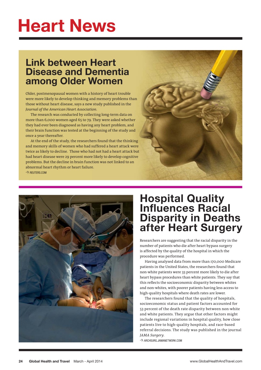 Global Health and Travel Preview Pages