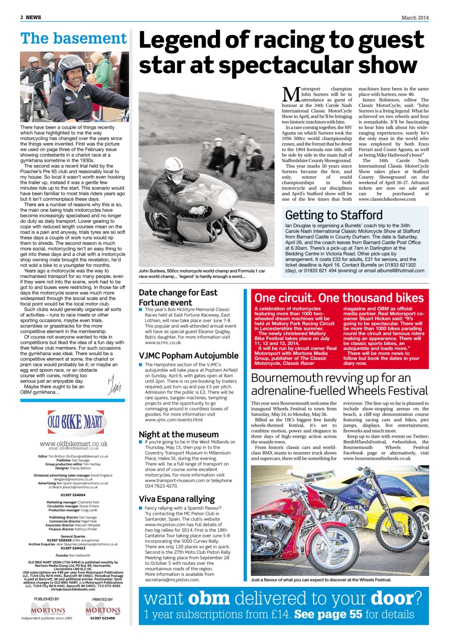 Old Bike Mart Preview Pages