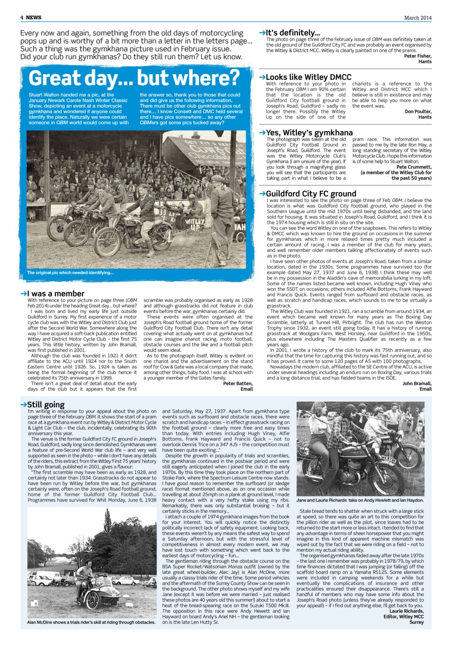 Old Bike Mart Preview Pages