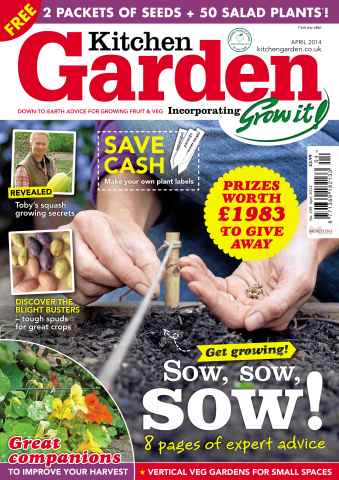 Kitchen Garden Magazine issue April 2014