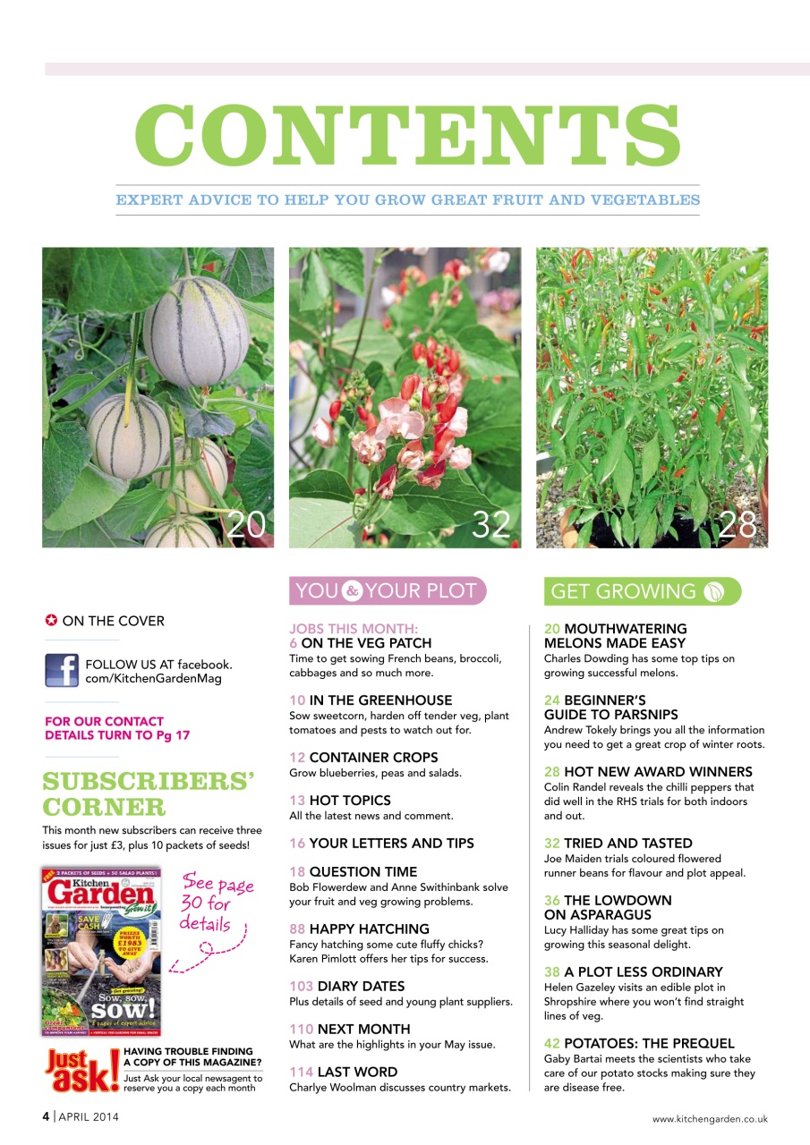 Kitchen Garden Magazine Preview Pages