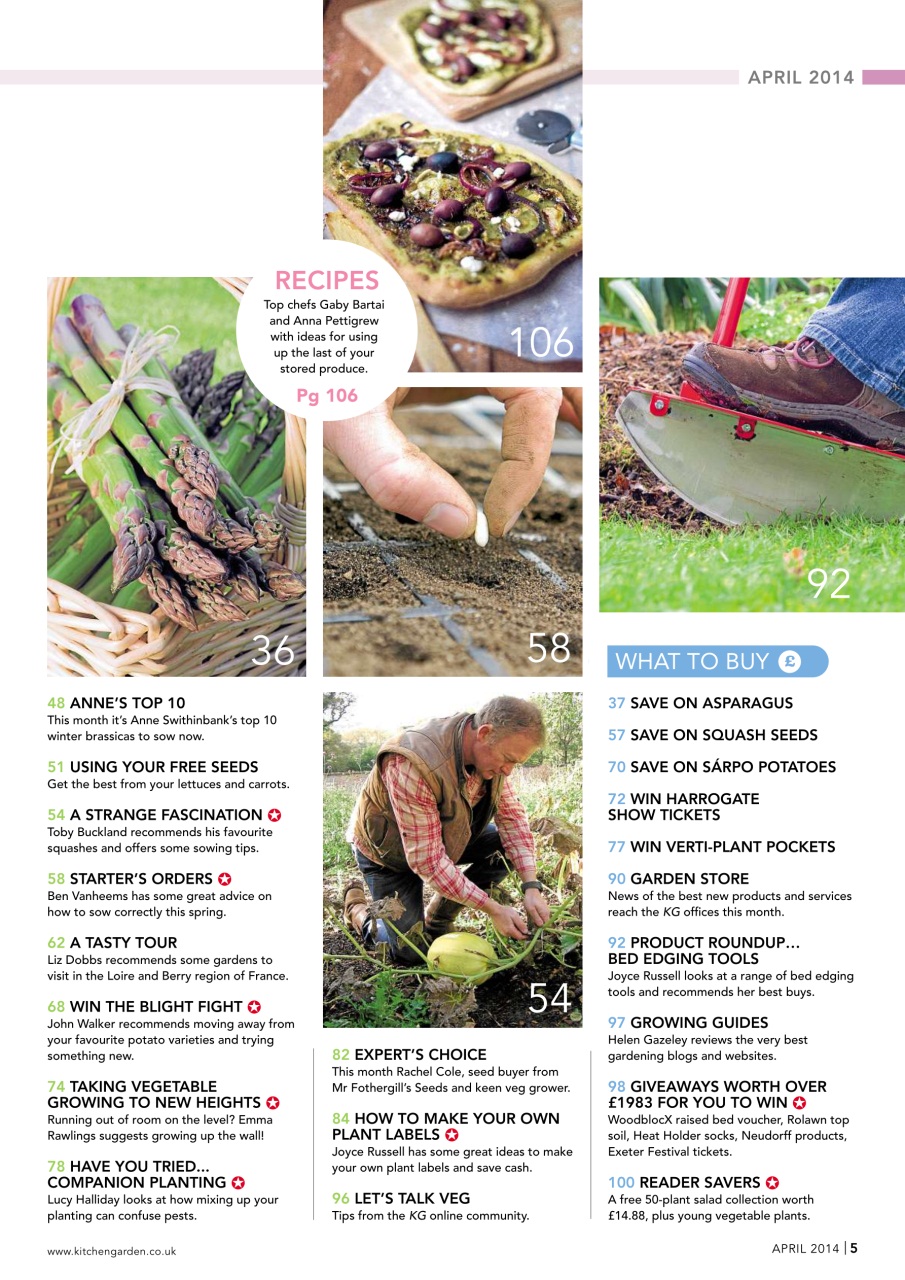 Kitchen Garden Magazine Preview Pages