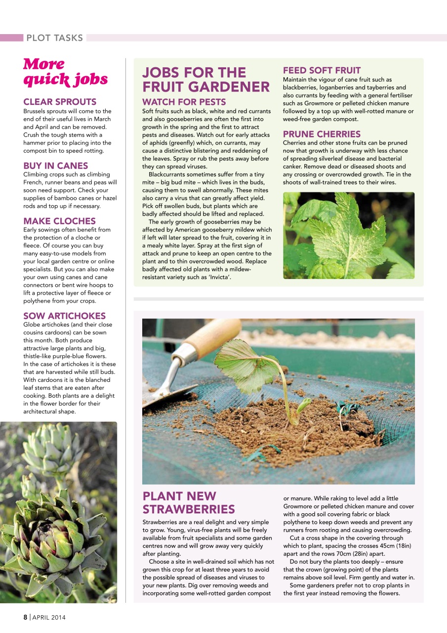 Kitchen Garden Magazine Preview Pages