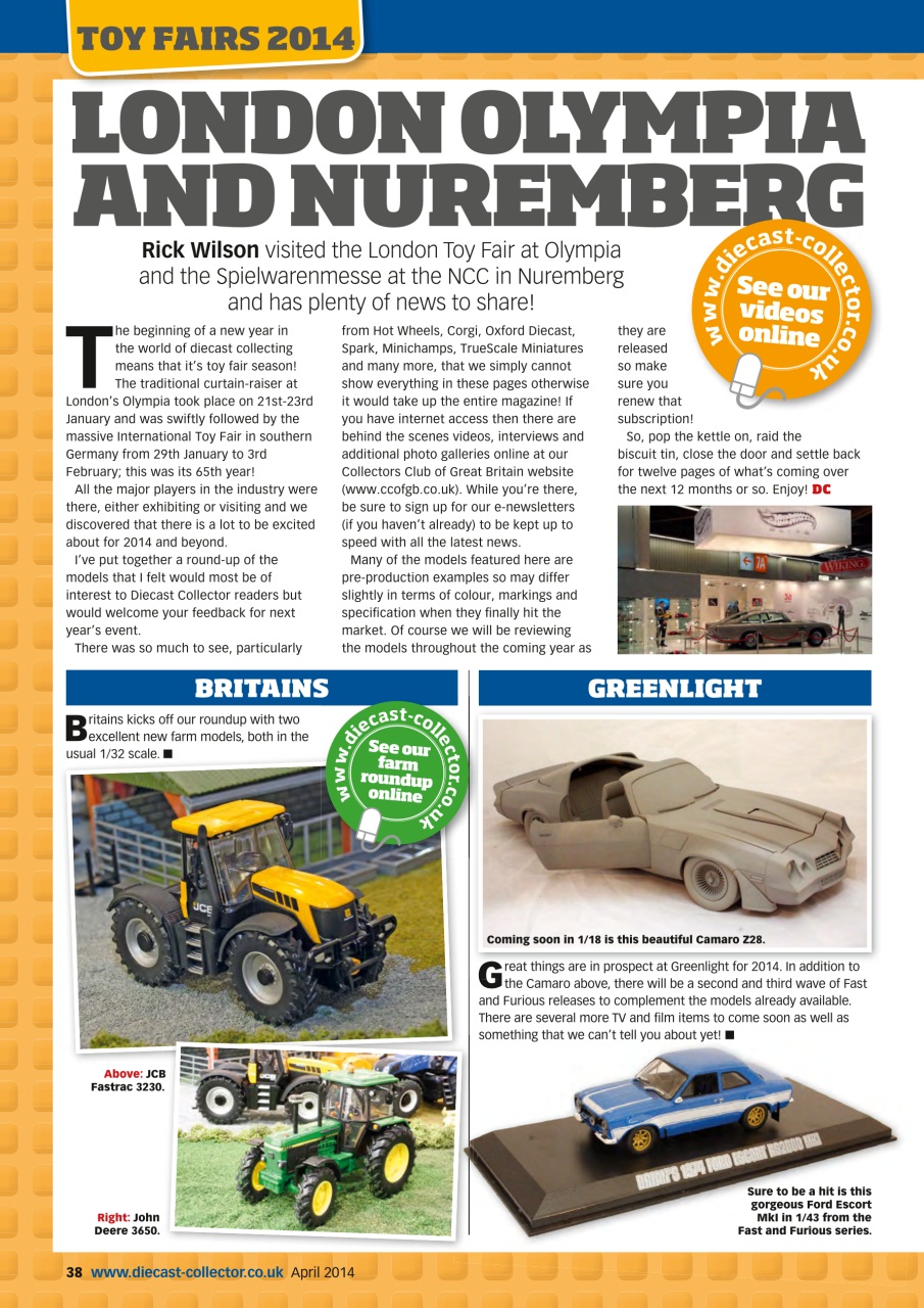 Diecast Collector Preview Pages