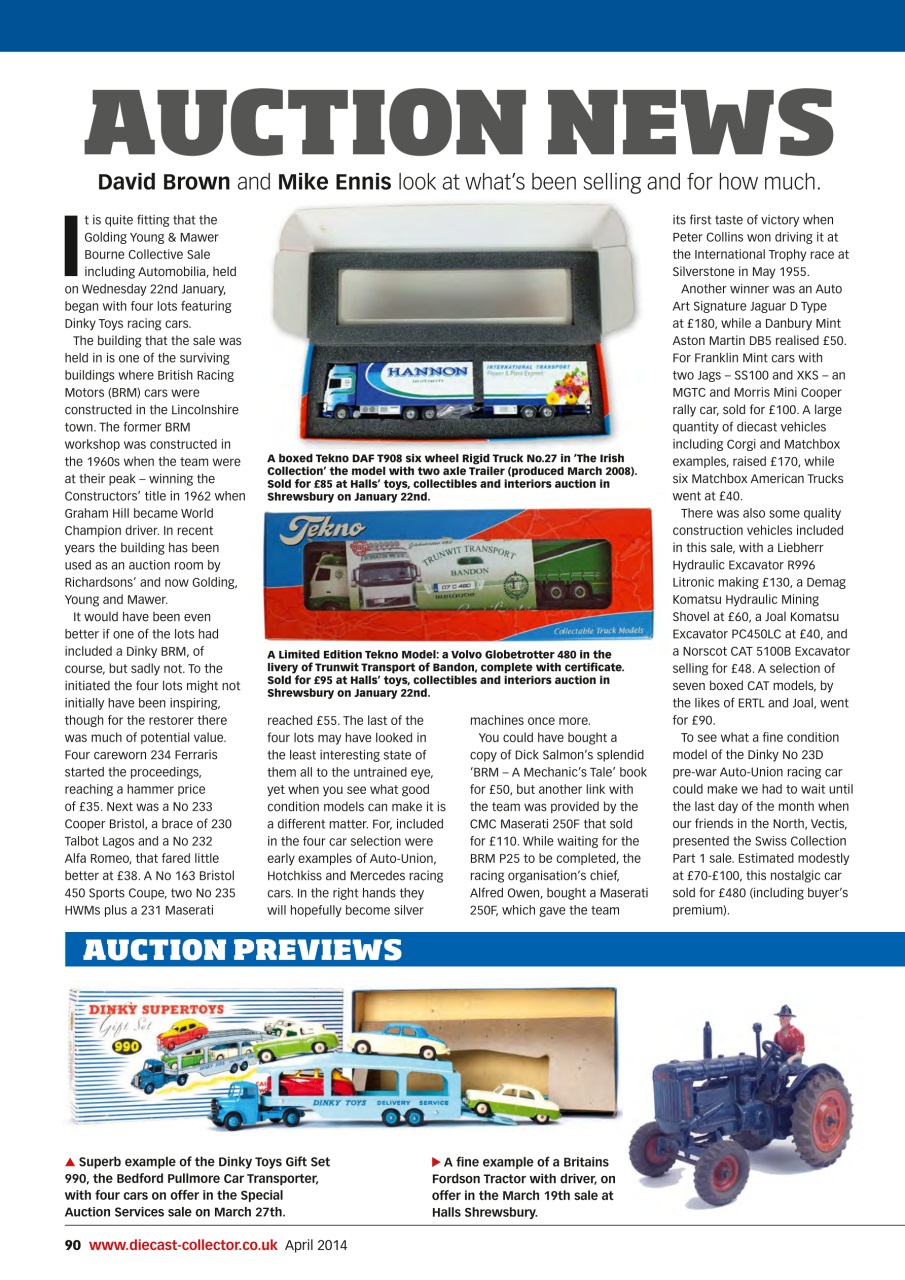 Diecast Collector Preview Pages