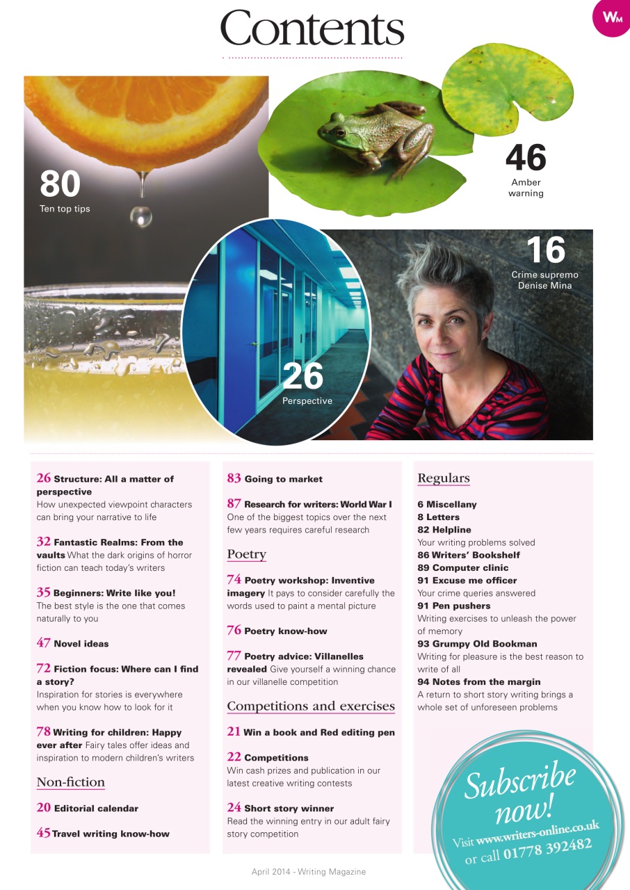 Writing Magazine Preview Pages