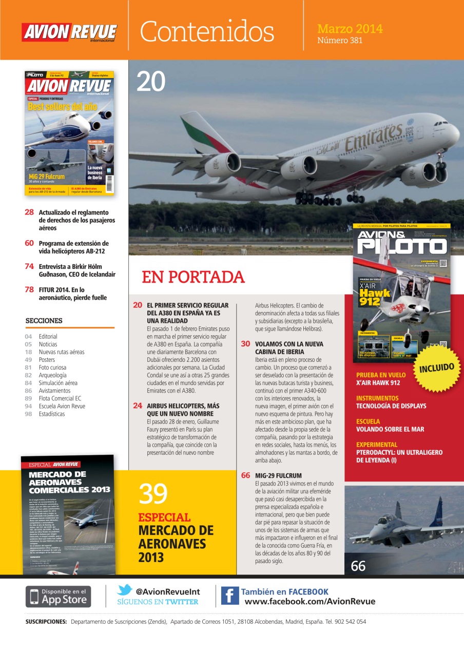 Avion Revue Internacional Preview Pages