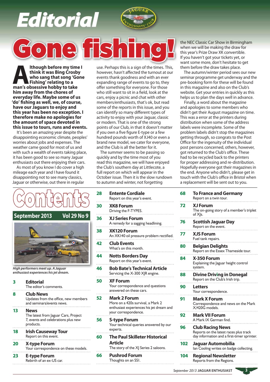 Jaguar Enthusiast Preview Pages