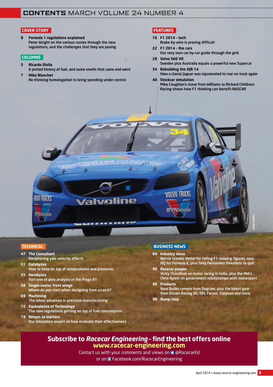 Racecar Engineering Preview Pages