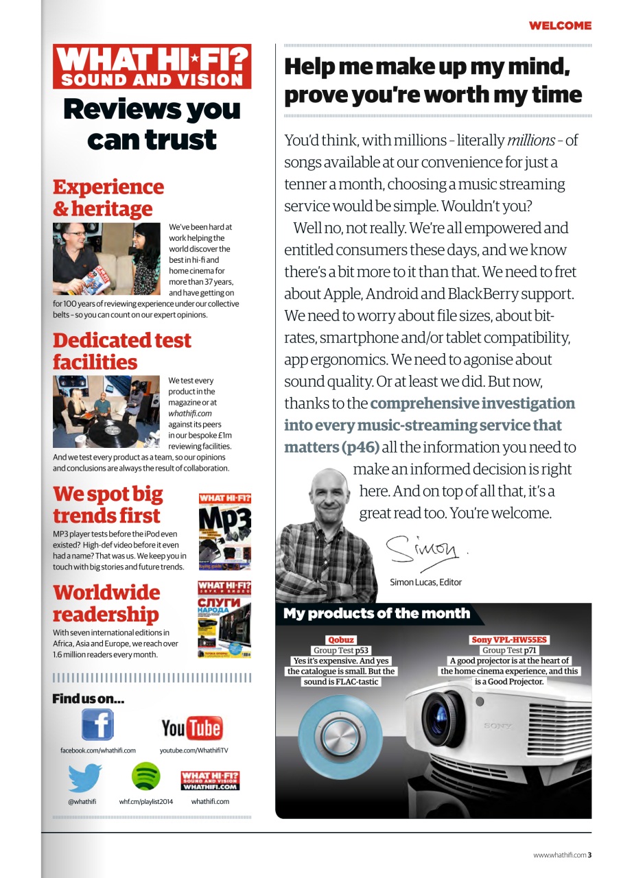 What HiFi Preview Pages