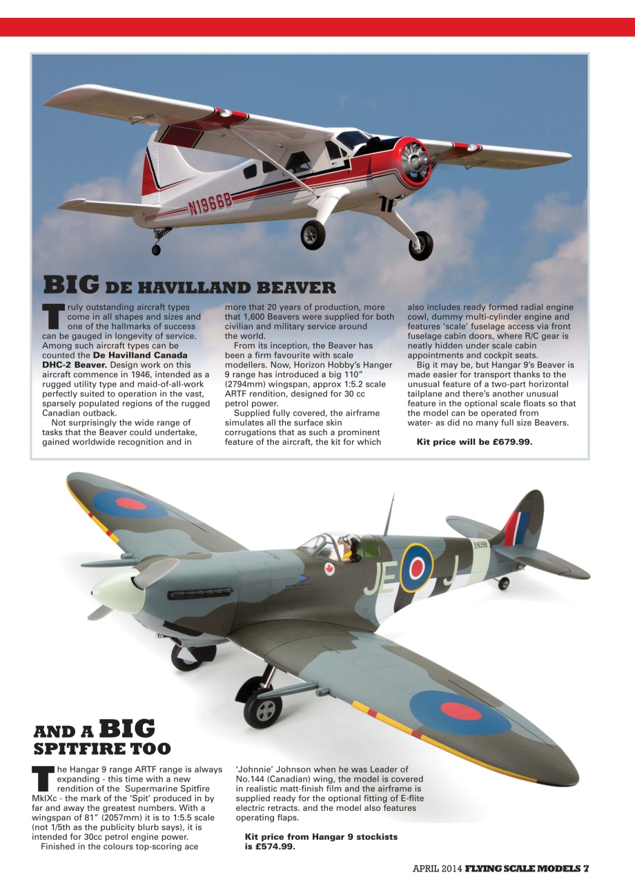 Flying Scale Models Preview Pages