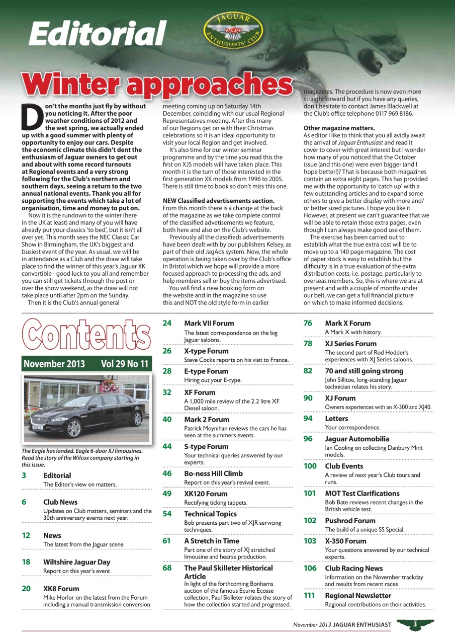 Jaguar Enthusiast Preview Pages