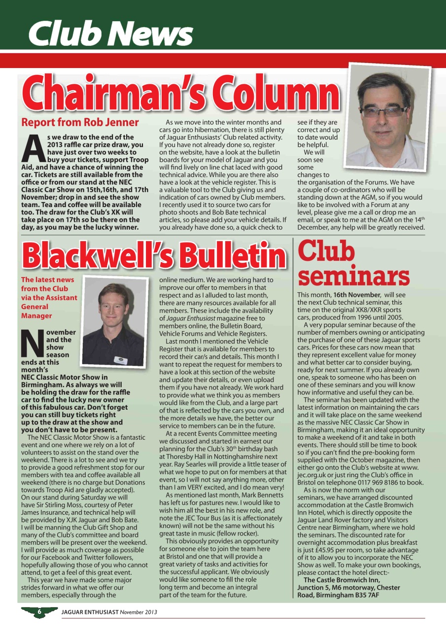 Jaguar Enthusiast Preview Pages