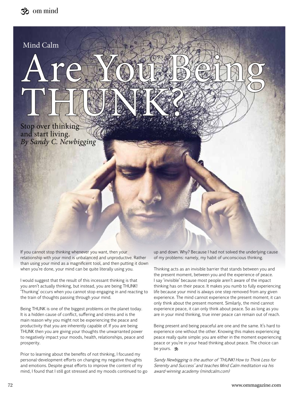 OM Yoga Magazine Preview Pages