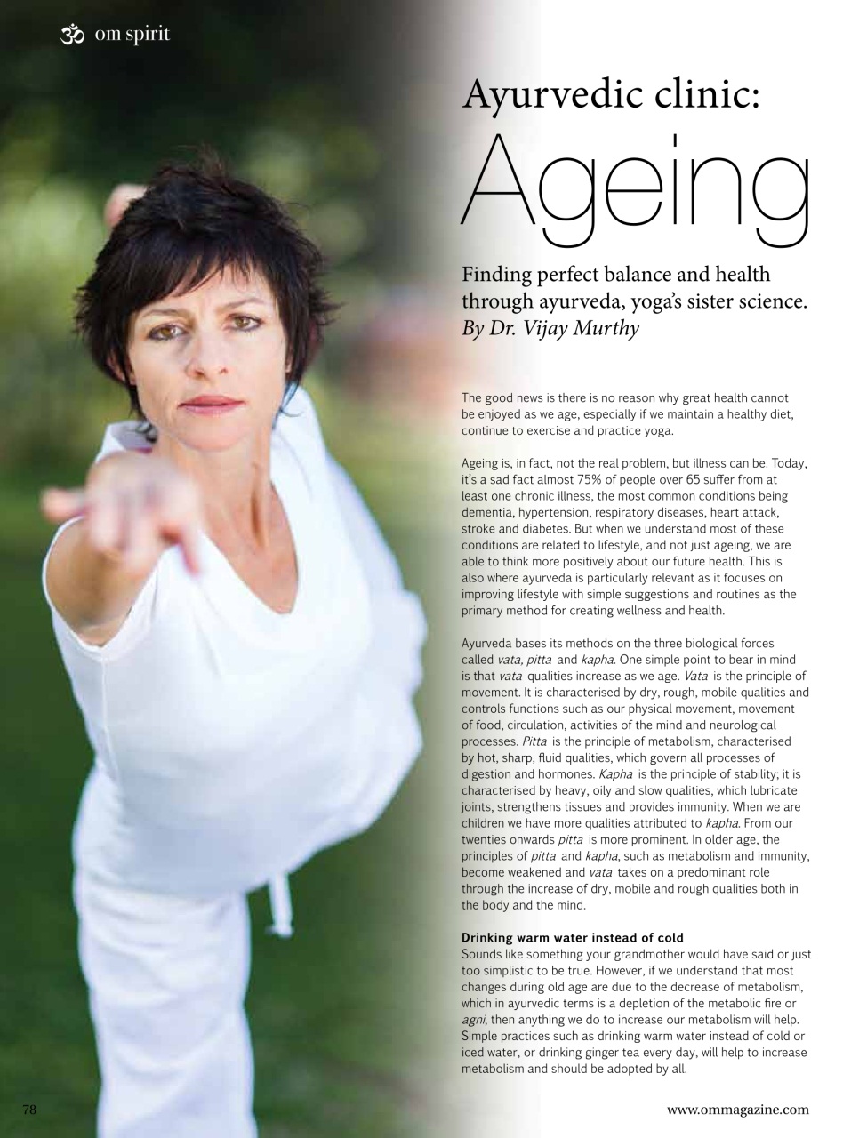 OM Yoga Magazine Preview Pages