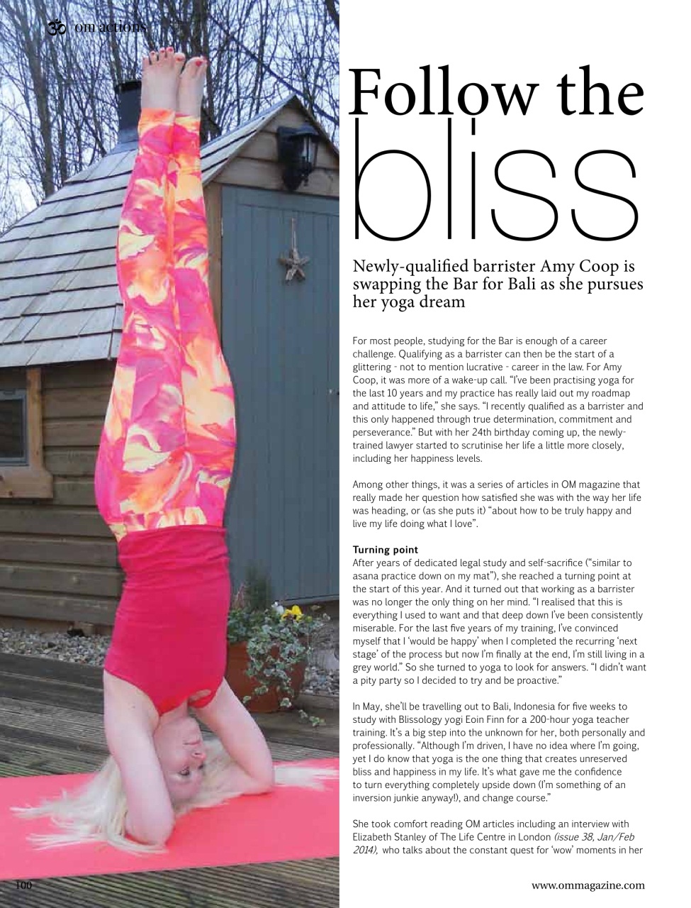 OM Yoga Magazine Preview Pages