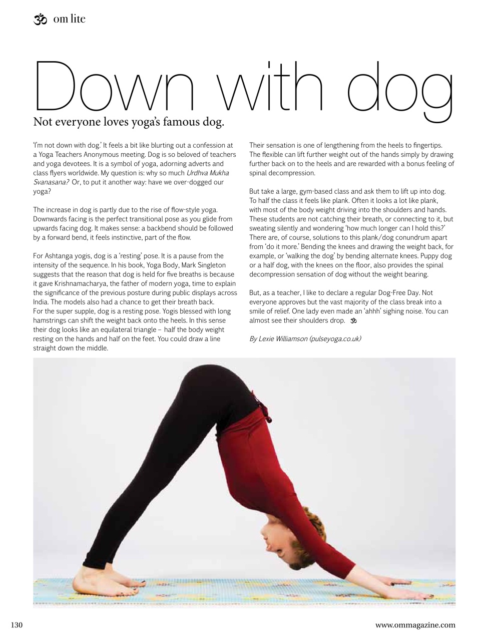 OM Yoga Magazine Preview Pages