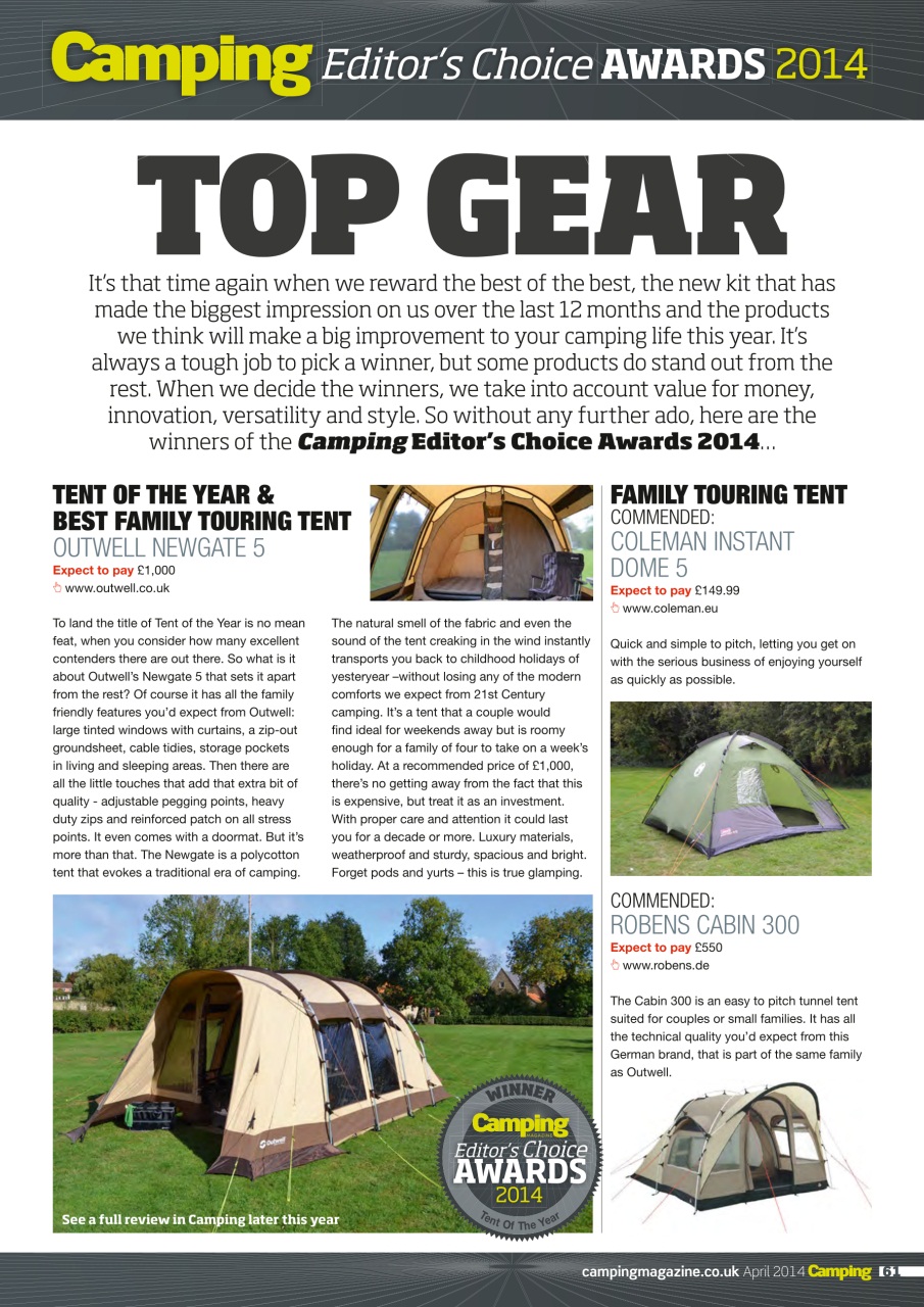 Camping Preview Pages