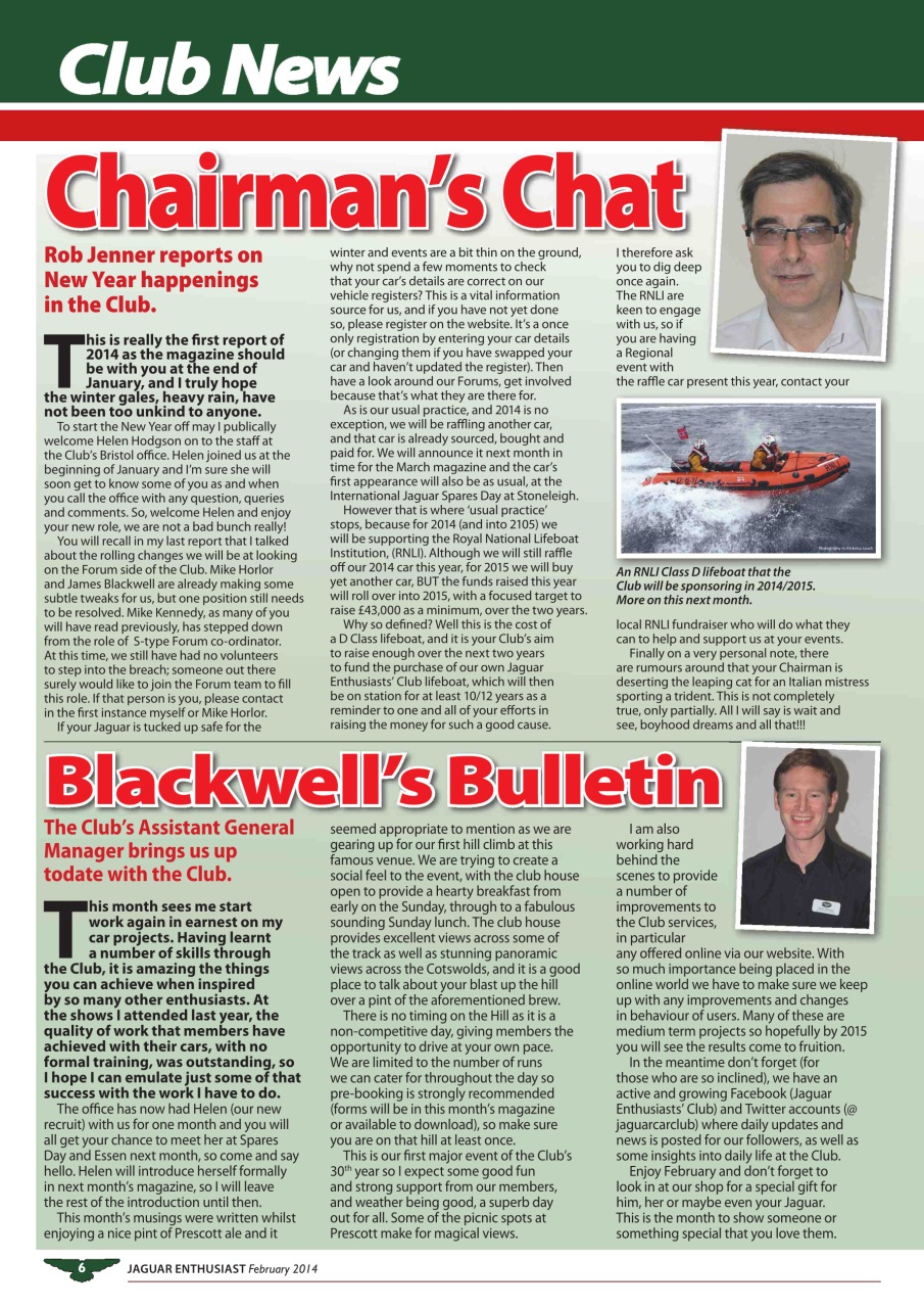 Jaguar Enthusiast Preview Pages