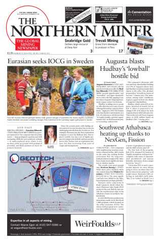 The Northern Miner issue Vol. 100 No. 3