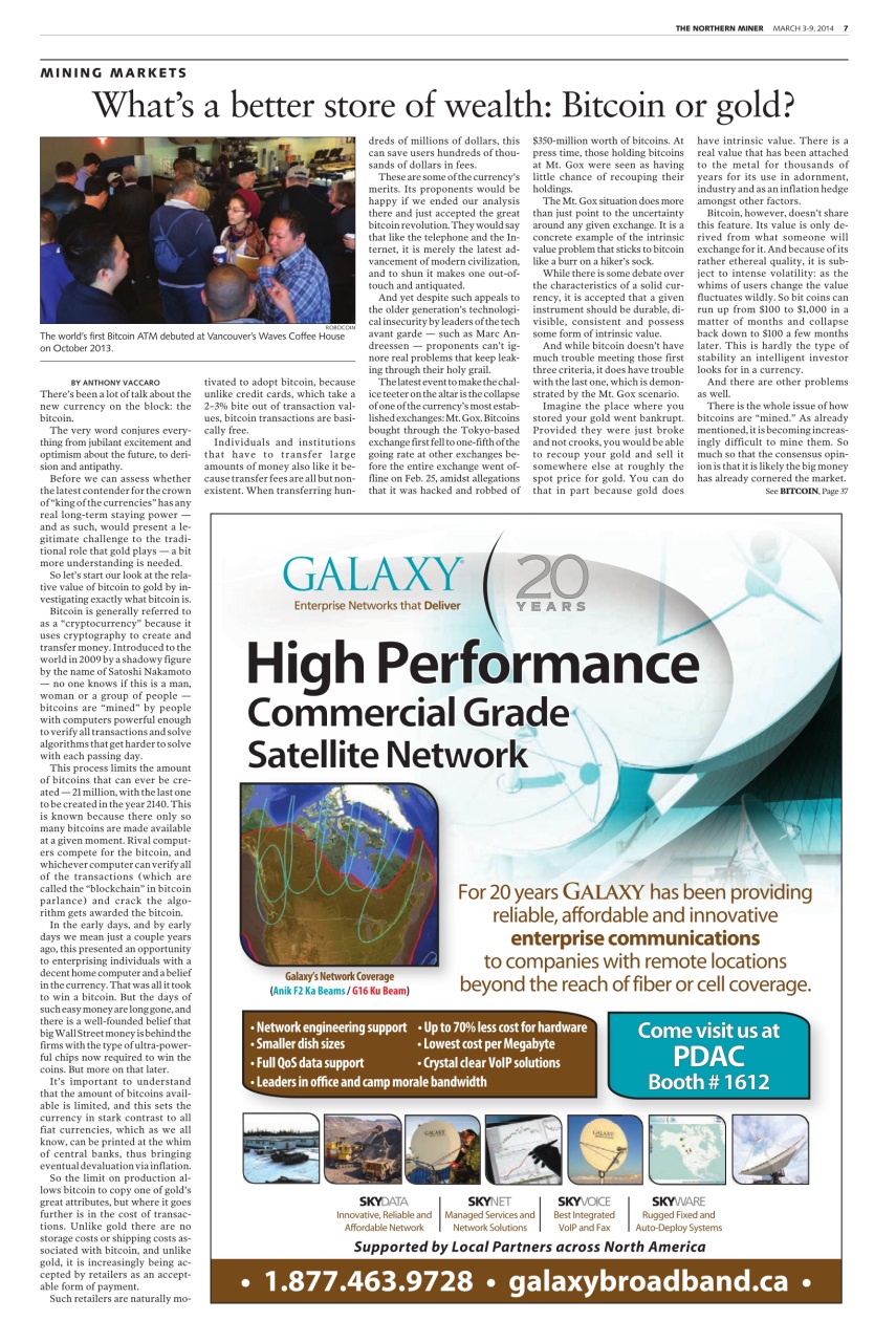 The Northern Miner Preview Pages